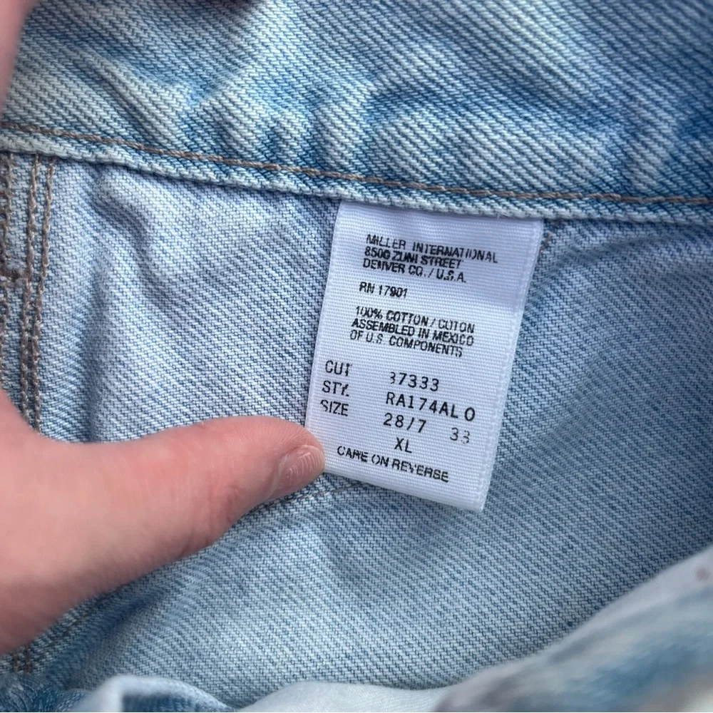 Vintage Women’s Rockies Straight Leg Flat Back Jeans Size 7 24 waist 33 length - Picture 5 of 8